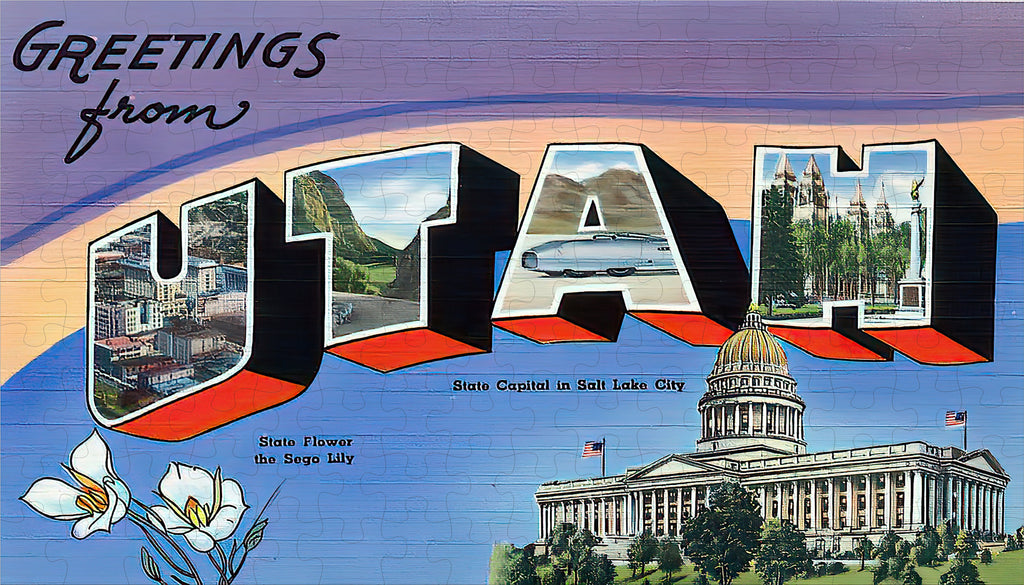 Utah State Jigsaw Puzzle - 144PCS - #S644