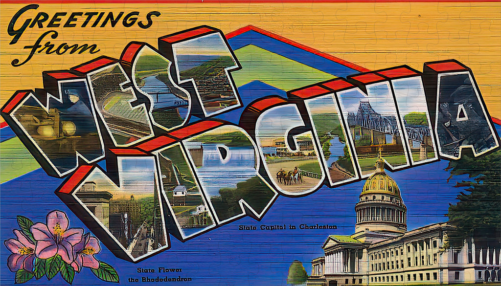 West Virginia State Jigsaw Puzzle - 144PCS - #S648