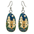 She's Choosing Tucson Earrings | Cloisonné-Inspired Graphic | S667
