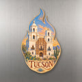 She's Choosing Tucson Magnet | Colored Pencil over Gouache | S669-M