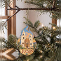 She's Choosing Tucson Ornament | Colored Pencil over Gouache | S669-O