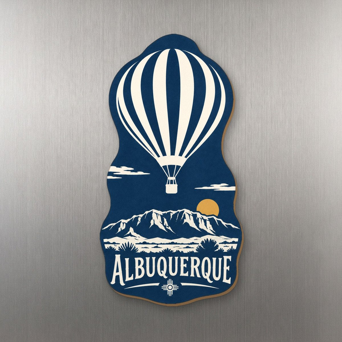 She's Choosing Albuquerque Magnet | Negative-Space Silhouette | S672-M