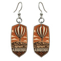 She's Choosing Albuquerque Earrings | Woodcut | S677