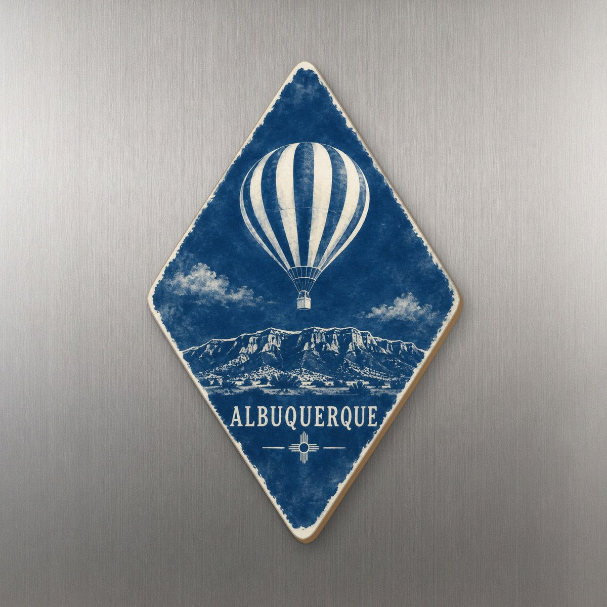 She's Choosing Albuquerque Magnet | Cyanotype-Inspired | S678-M