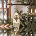 She's Choosing Albuquerque Ornament | Etching-Inspired Linework | S679-O