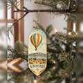 She's Choosing Albuquerque Ornament | Pen and Watercolor Wash | S684-O