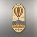 She's Choosing Albuquerque Magnet | Naive Folk Painting | S685-M