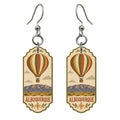 She's Choosing Albuquerque Earrings | Naive Folk Painting | S685