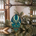 She's Choosing Albuquerque Ornament | Cloisonné-Inspired Graphic | S687-O
