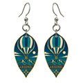 She's Choosing Albuquerque Earrings | Cloisonné-Inspired Graphic | S687
