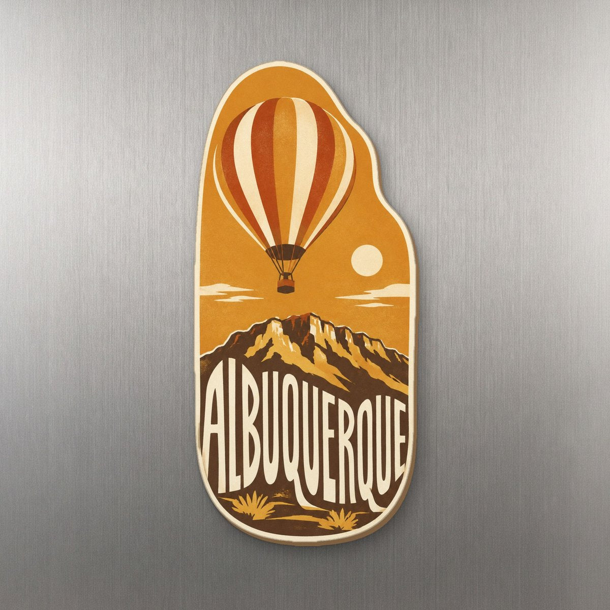 She's Choosing Albuquerque Magnet | Typographic Illustration | S688-M
