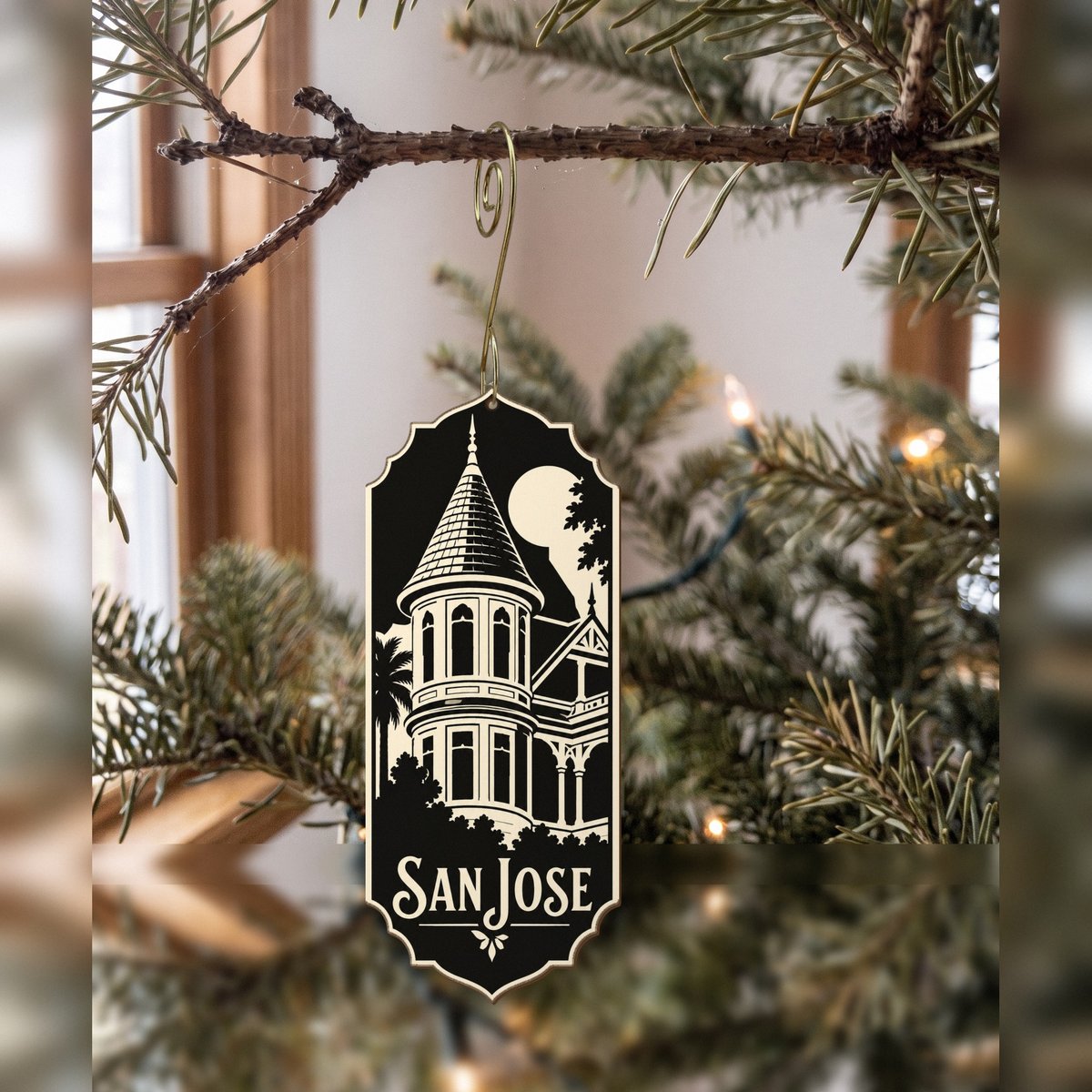 She's Choosing San Jose Ornament | Notan | S711-O