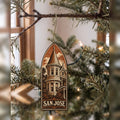 She's Choosing San Jose Ornament | Woodcut | S713-O