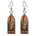 She's Choosing San Jose Earrings | Woodcut | S713