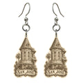 She's Choosing San Jose Earrings | Etching-Inspired Linework | S715