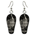 She's Choosing San Jose Earrings | Scratchboard | S717