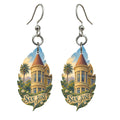 She's Choosing San Jose Earrings | Colored Pencil over Gouache | S725