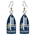 She's Choosing Sacramento Earrings | Negative-Space Silhouette | S726