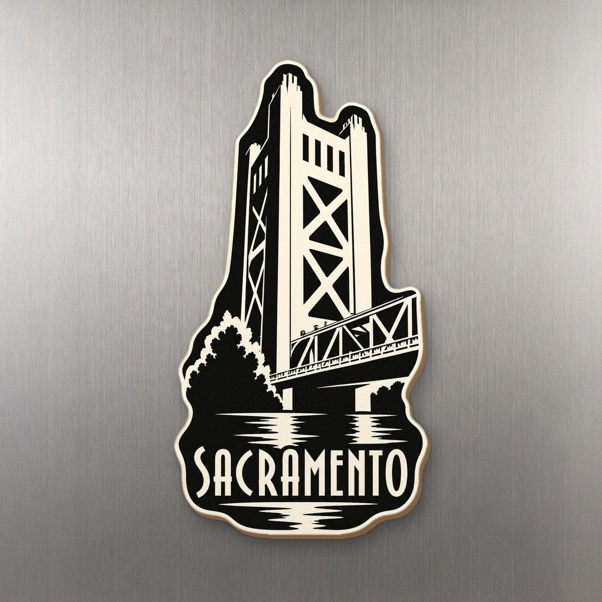 She's Choosing Sacramento Magnet | Notan | S729-M