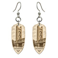She's Choosing Sacramento Earrings | Etching-Inspired Linework | S733