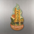 She's Choosing Sacramento Magnet | Naive Folk Painting | S739-M