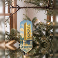 She's Choosing Sacramento Ornament | Colored Pencil over Gouache | S743-O