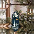 She's Choosing Palm Springs Ornament | Negative-Space Silhouette | S744-O