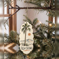 She's Choosing Palm Springs Ornament | Loose Contour Sketch | S746-O