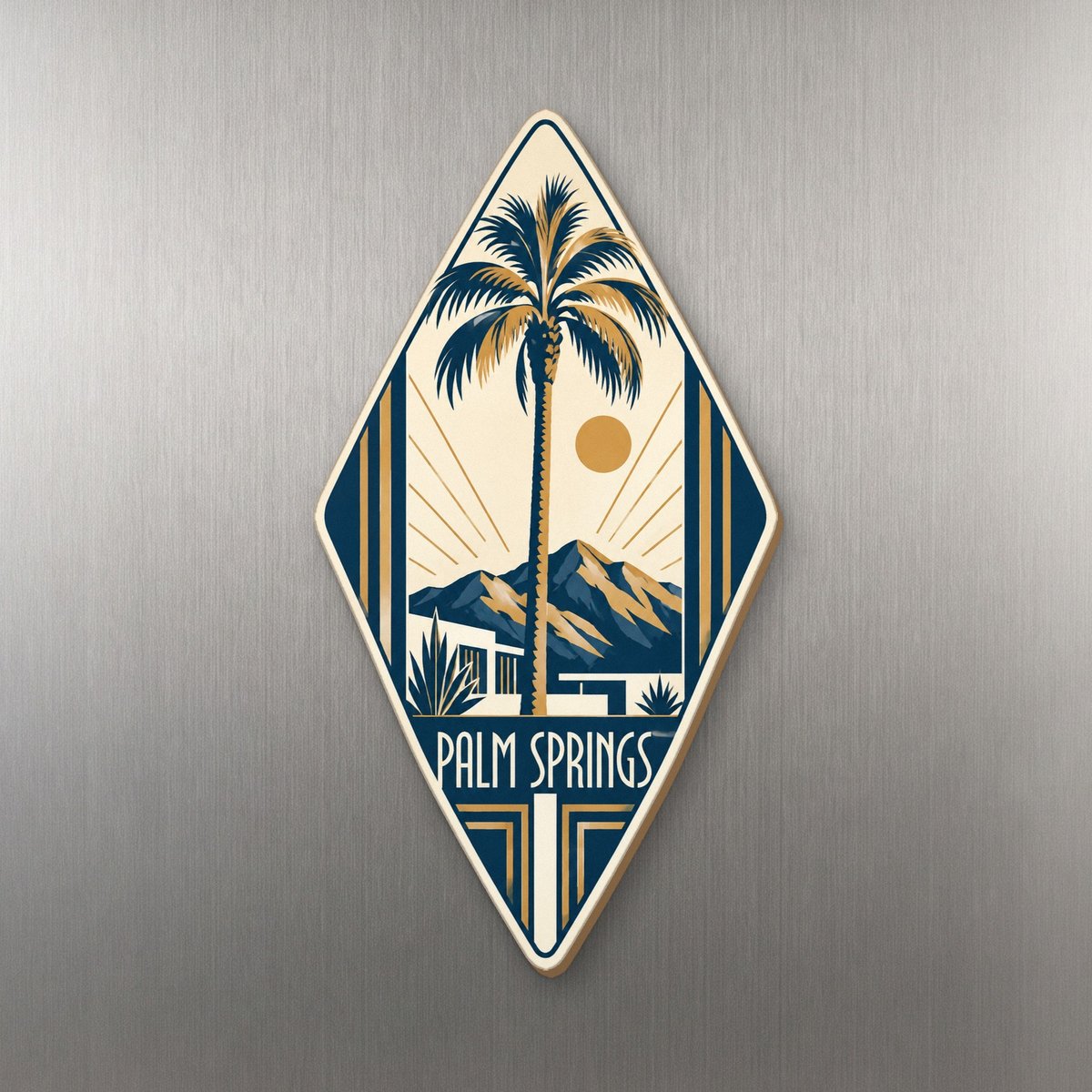 She's Choosing Palm Springs Magnet | Art Deco | S748-M