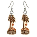 She's Choosing Palm Springs Earrings | Woodcut | S749