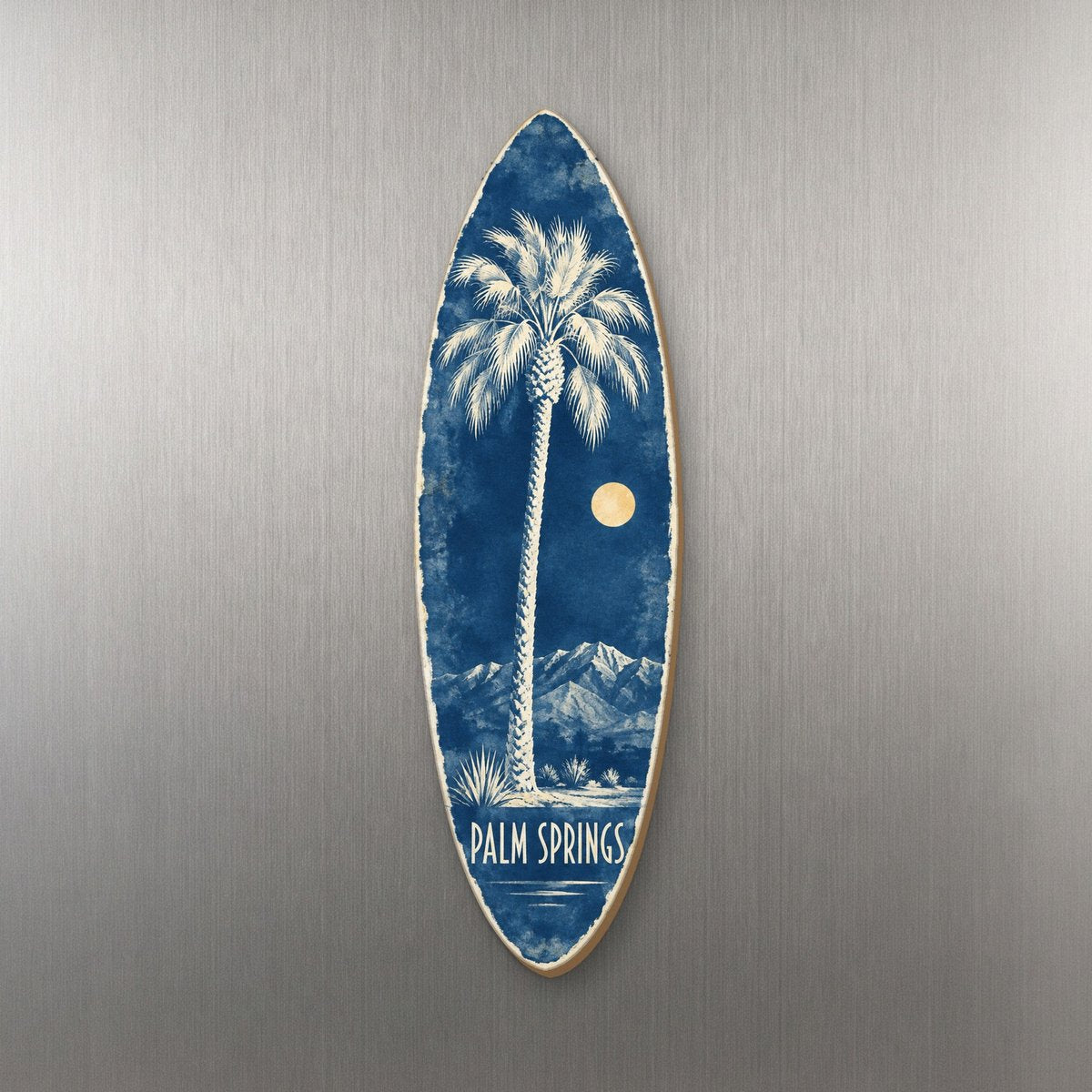 She's Choosing Palm Springs Magnet | Cyanotype-Inspired | S750-M