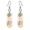 She's Choosing Palm Springs Earrings | Restrained Watercolor | S755