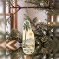 She's Choosing Palm Springs Ornament | Pen and Watercolor Wash | S756-O