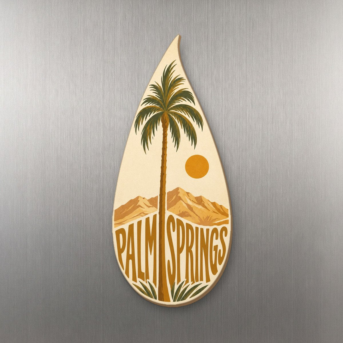 She's Choosing Palm Springs Magnet | Typographic Illustration | S760-M