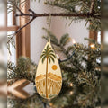 She's Choosing Palm Springs Ornament | Typographic Illustration | S760-O