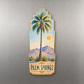 She's Choosing Palm Springs Magnet | Colored Pencil over Gouache | S761-M