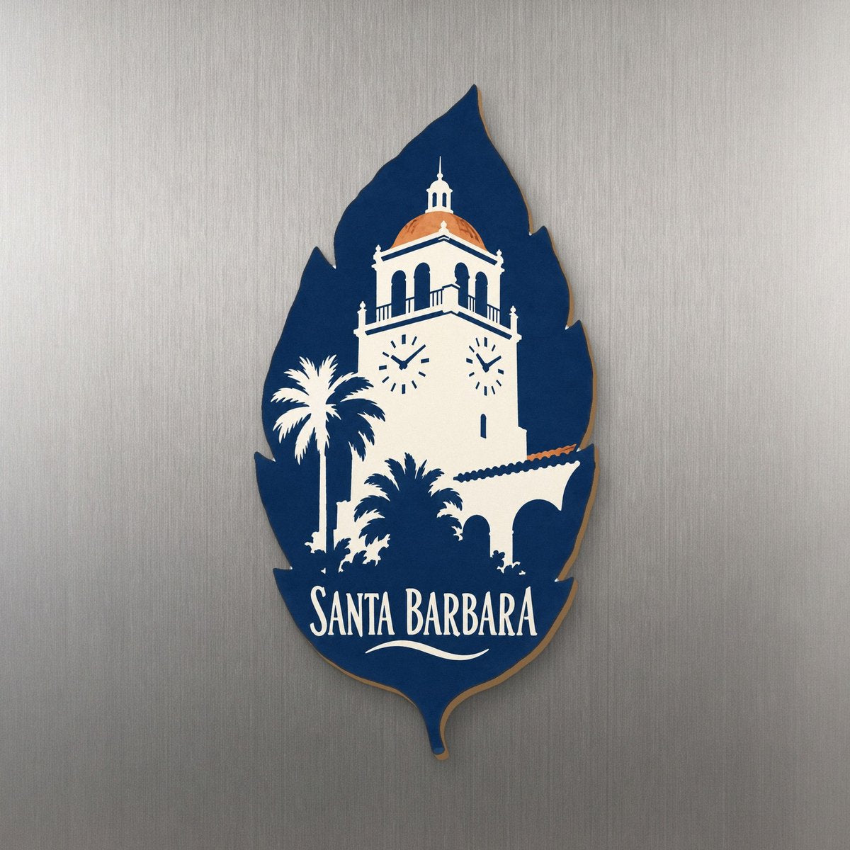 She's Choosing Santa Barbara Magnet | Negative-Space Silhouette | S762-M