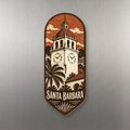 She's Choosing Santa Barbara Magnet | Woodcut | S767-M