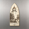 She's Choosing Santa Barbara Magnet | Etching-Inspired Linework | S769-M
