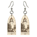 She's Choosing Santa Barbara Earrings | Etching-Inspired Linework | S769
