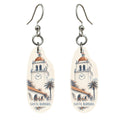 She's Choosing Santa Barbara Earrings | Sparse Pointillism | S770
