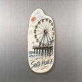 She's Choosing Santa Monica Magnet | Loose Contour Sketch | S782-M