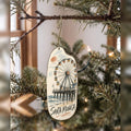 She's Choosing Santa Monica Ornament | Loose Contour Sketch | S782-O