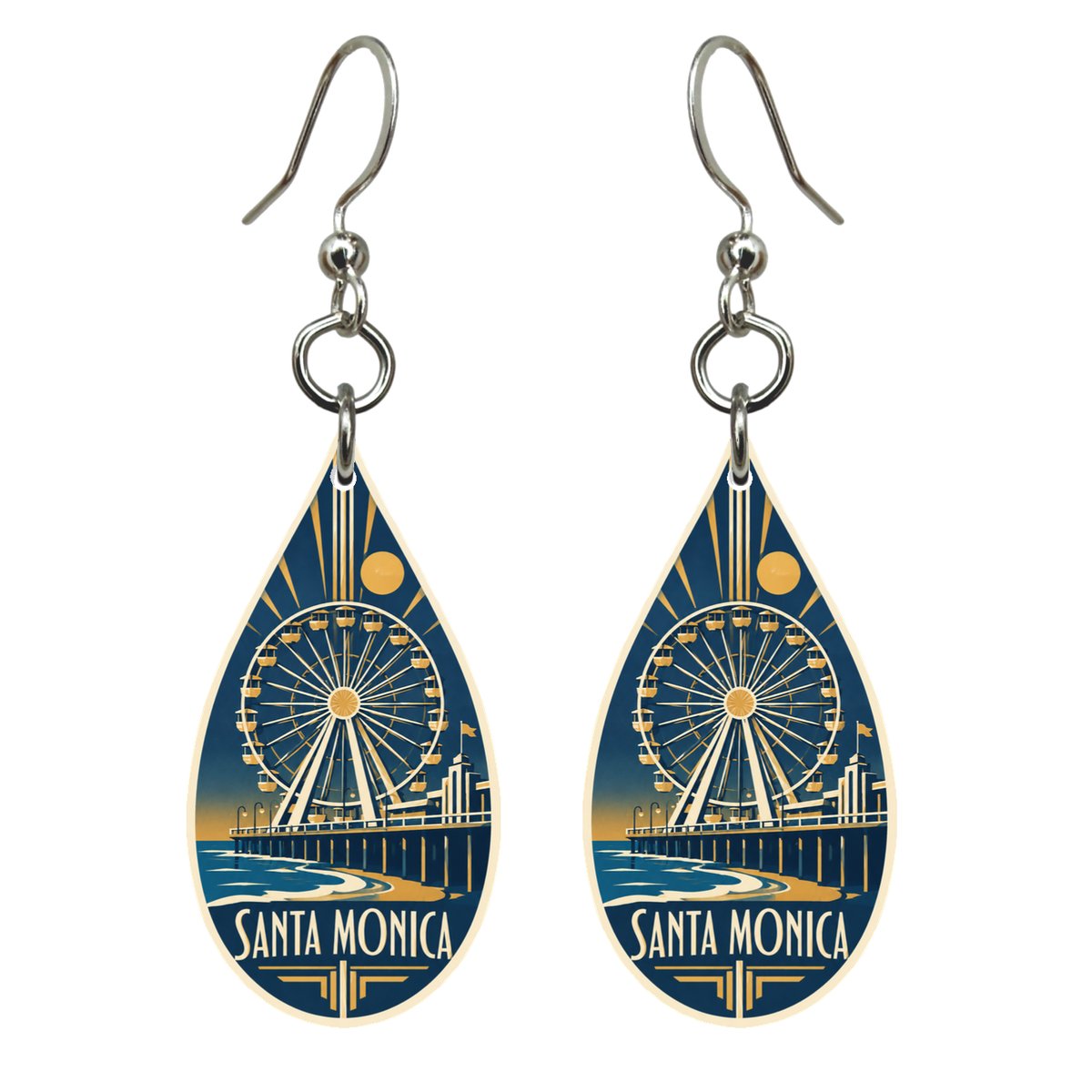 She's Choosing Santa Monica Earrings | Art Deco | S784