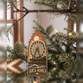She's Choosing Santa Monica Ornament | Woodcut | S785-O