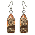 She's Choosing Santa Monica Earrings | Woodcut | S785