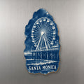 She's Choosing Santa Monica Magnet | Cyanotype-Inspired | S786-M