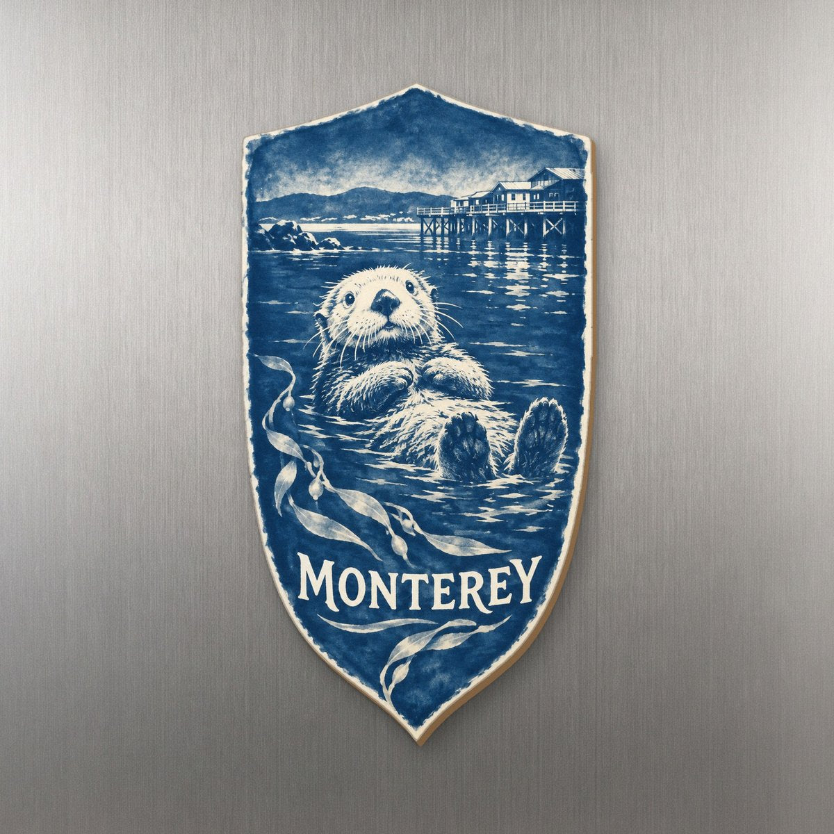 She's Choosing Monterey Magnet | Cyanotype-Inspired | S804-M