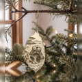 She's Choosing Monterey Ornament | Etching-Inspired Linework | S805-O