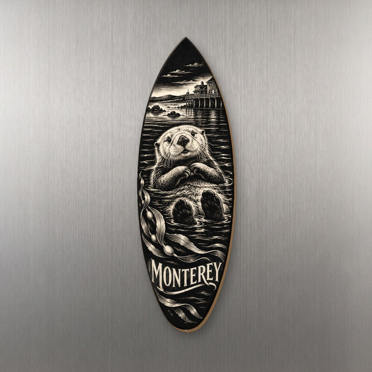 She's Choosing Monterey Magnet | Scratchboard | S807-M